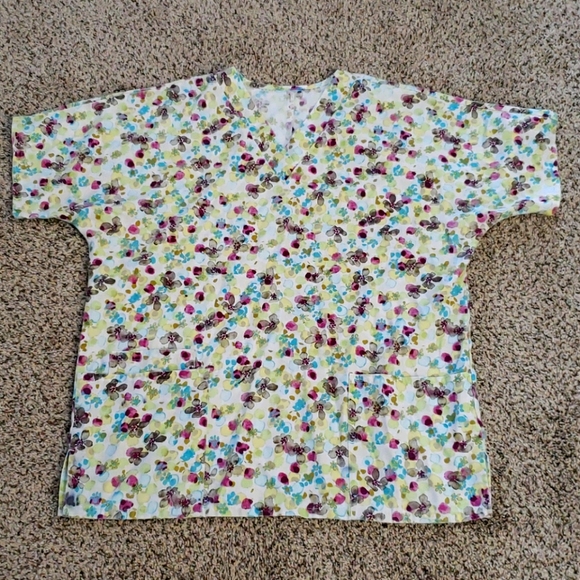 Women's scrub tops x 3